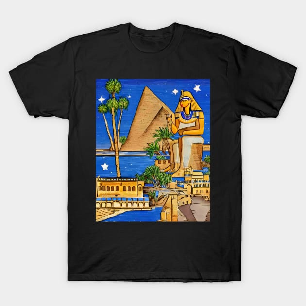 Pharaoh of egypt T-Shirt by RID